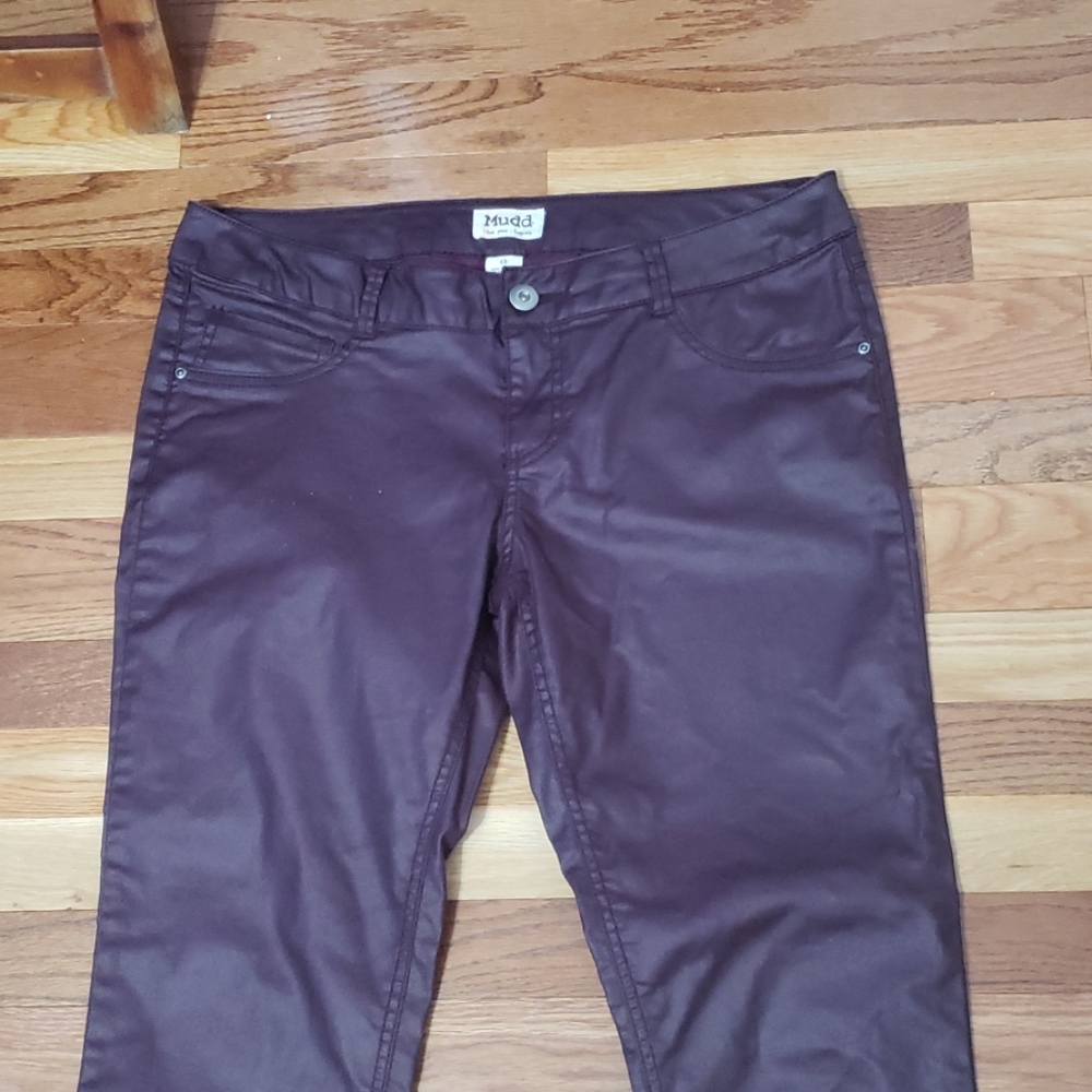 Mudd juniors Jeans pants size 13 leathery finish
